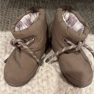 UGG Quilted Jacket in Gray and Cream